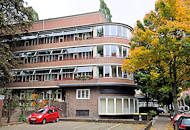 9352 Architektur in Hamburg Dulsberg - Laubenganghuser; Architekt Paul August Reimund Frank.
